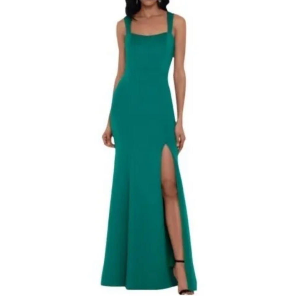 NWT Xscape Double Strap Scuba Mermaid Gown!